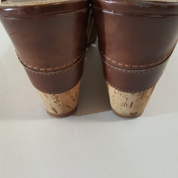 VTG Guess Lace up Cork Platform Heels 9/9.5 - Picture 6 of 7